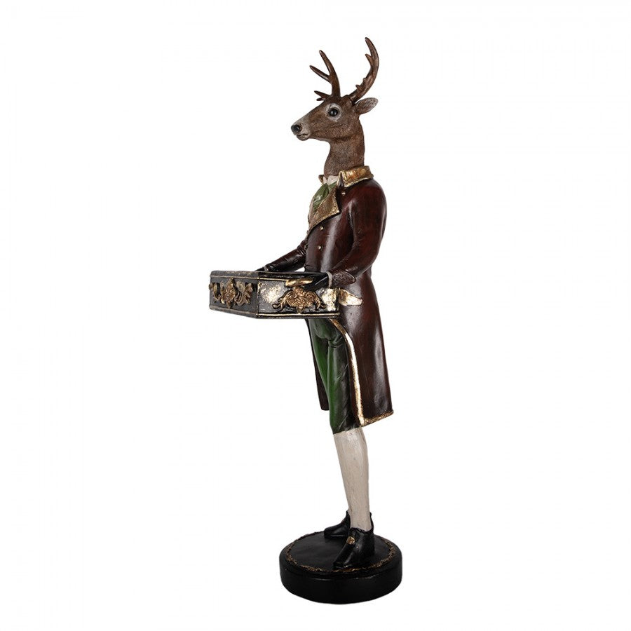 Sir Antlers nagy Karácsonyi Dekoratív Szarvas figura 32x31x96 cm