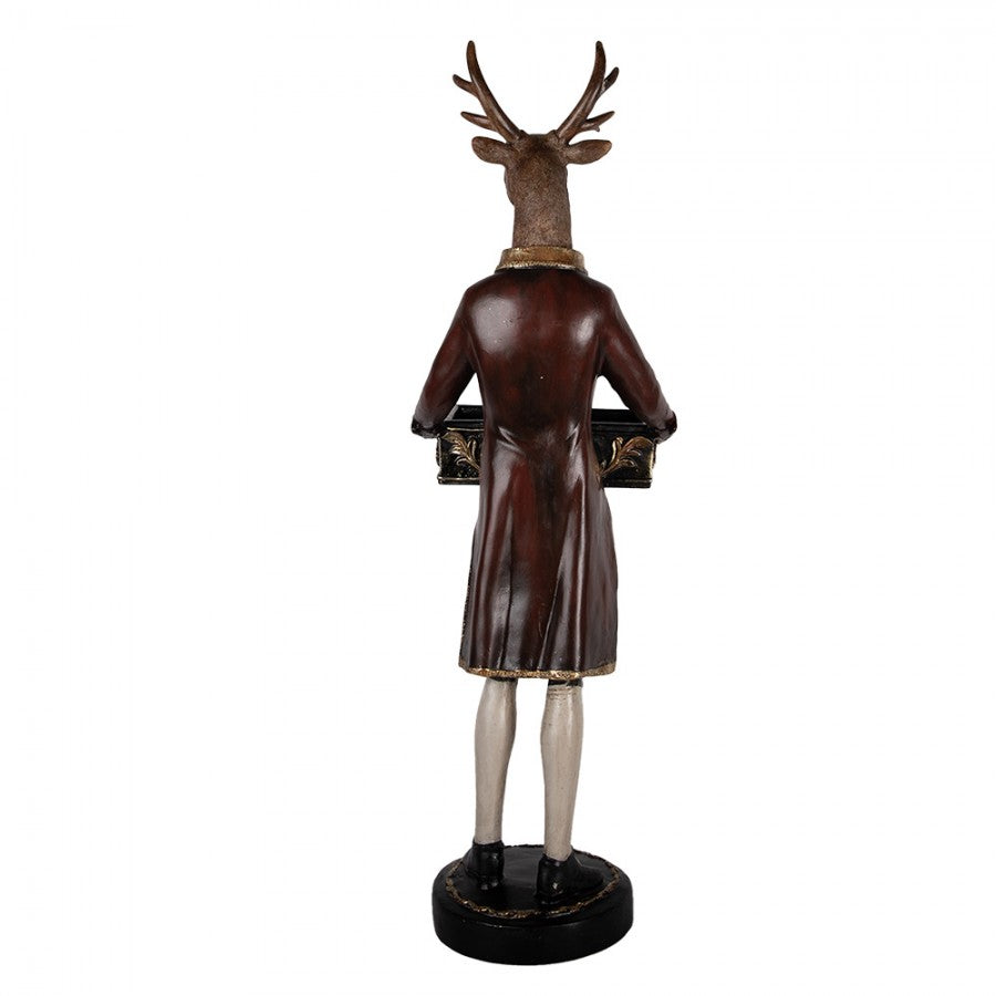 Sir Antlers nagy Karácsonyi Dekoratív Szarvas figura 32x31x96 cm