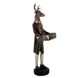 Sir Antlers nagy Karácsonyi Dekoratív Szarvas figura 32x31x96 cm