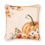 Őszi tök mintás díszpárna töltelékkel – 40 × 40 cm Racconti d'Autunno