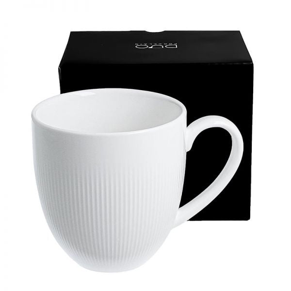 Duo Raphael fehér porcelán bögre - 370 ml