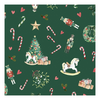 Karácsonyi szalvéta Heritage Christmas zöld 33x33 cm 20 db-os