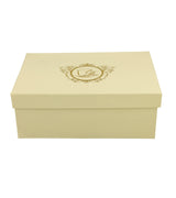 ELegáns porcelán kávés csésze + alj 120 ml 2 személyes VESPER díszdobozban arany szegélyyel