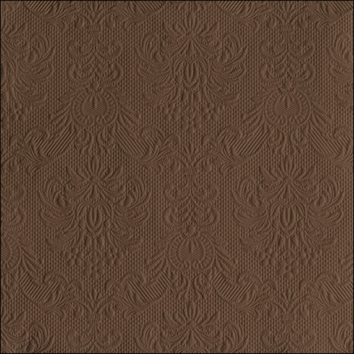 Szalvéta Elegance nature lion dombornyomott papírszalvéta barna 33x33 cm