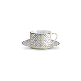 Csésze Elegáns porcelán teáscsésze és csészealj Charles Pozzi Milano