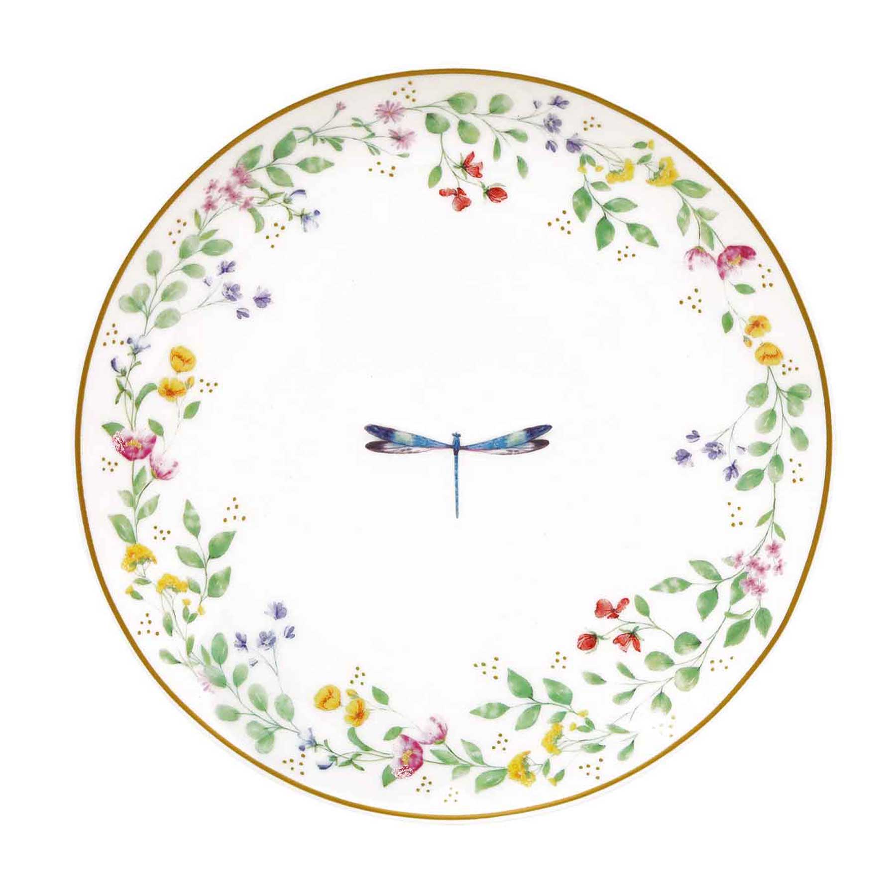 Porcelán desszertes tányér szett 2 db-os díszdobozban Fancy Garden