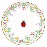 Porcelán desszertes tányér szett 2 db-os díszdobozban Fancy Garden