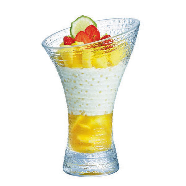 Fagylaltos üveg pohár 41 cl 6 db szett