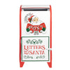 Lámpás Fehér fém karácsonyi postaláda Letters to Santa