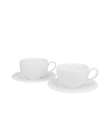Bögre, csésze Fehér porcelán csésze dombornyomott mintával 2 személyes díszdobozban Diamond