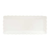 Tálca Fehér porcelán sültes kínáló tálca 36X15,5 cm Fleuri