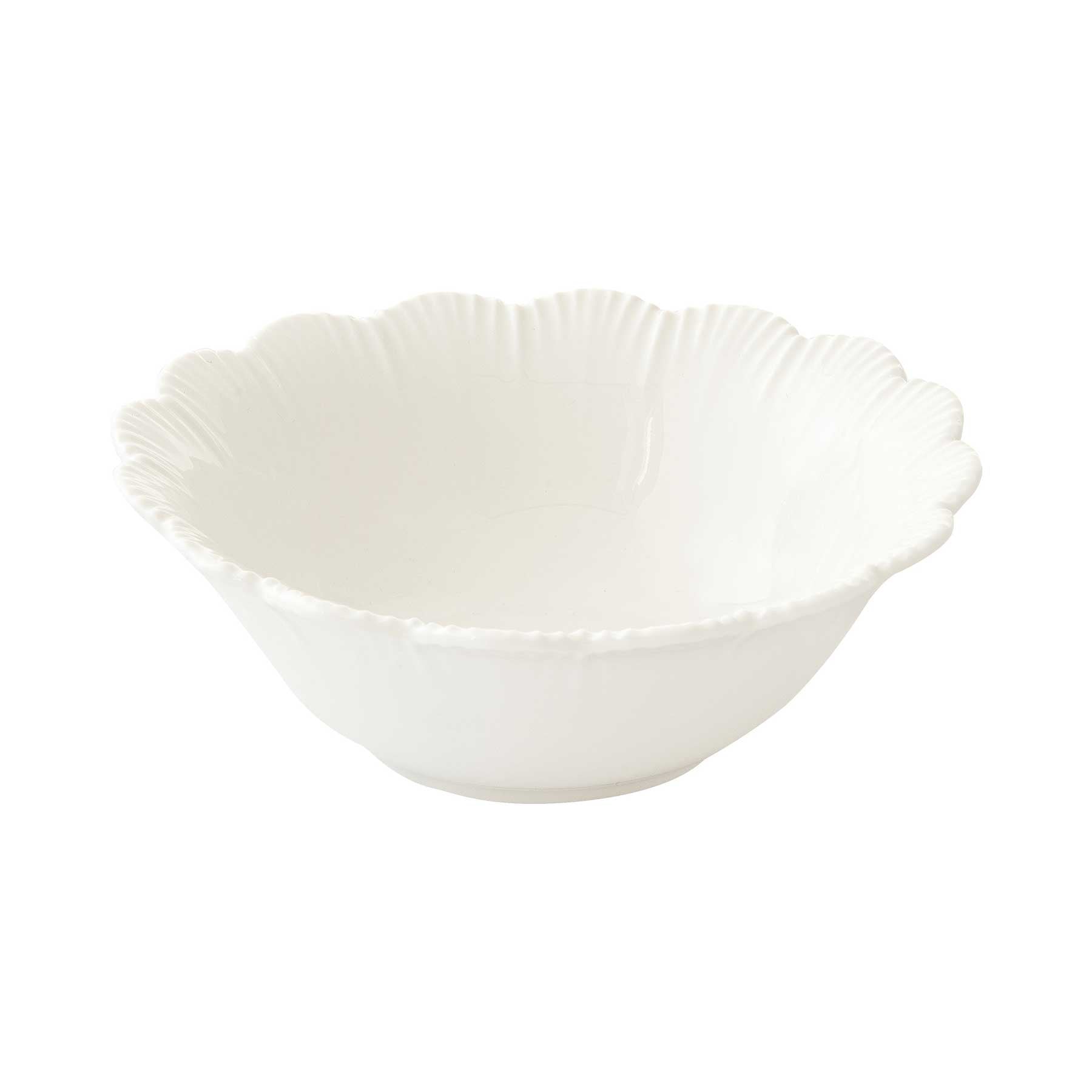 Tálka Fehér porcelán tálka 12 cm Fleuri