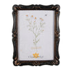 Képkeret Fekete vintage fényképkeret bronz antikolással 10x15 cm