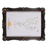 Képkeret Fekete vintage fényképkeret bronz antikolással 13x18 cm