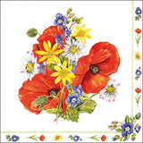 Field bouquet virágos háromrétegű papírszalvéta 33x33 cm 20db