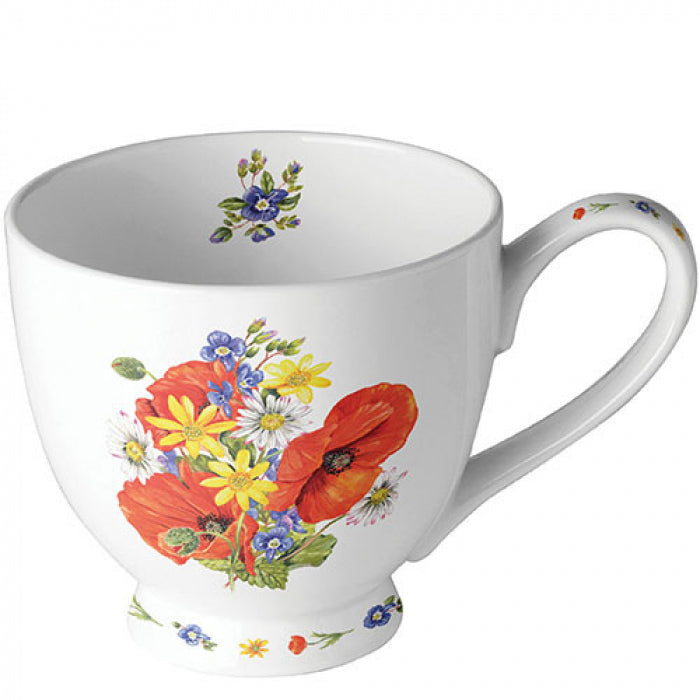 Field bouquet virágos porcelán bögre 400 ml