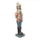 Vintage nagy diótörő figura kék 99 cm