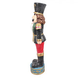 Nagy diótörő figura zöld piros 65 cm