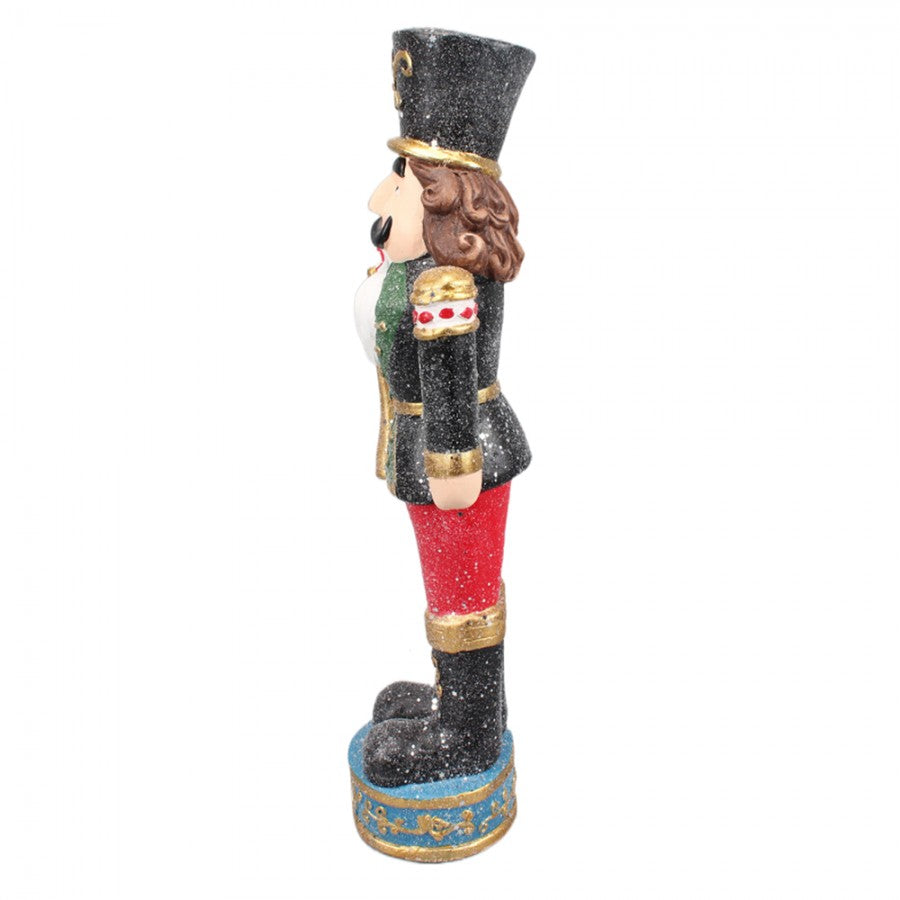 Nagy diótörő figura zöld piros 65 cm