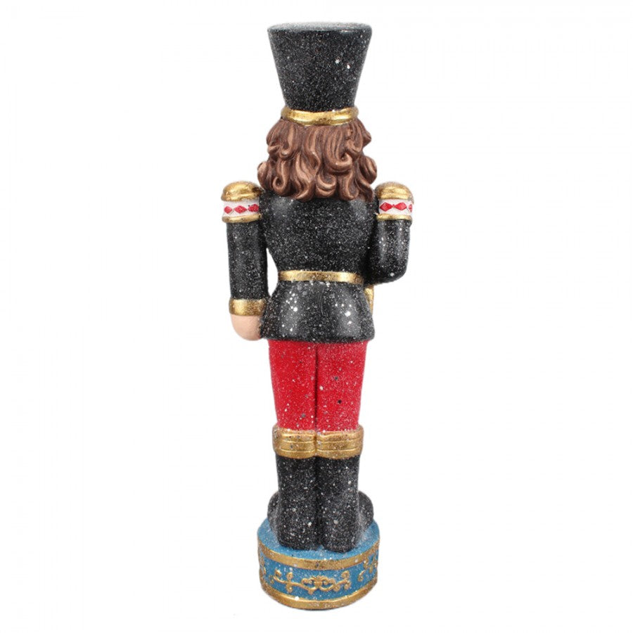 Nagy diótörő figura zöld piros 65 cm