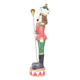 Vintage nagy diótörő figura Piros Zöld 89 cm