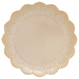 Tányér, étkészlet Fleuri 18 részes prémium bézs porcelán étkészlet Easy Life