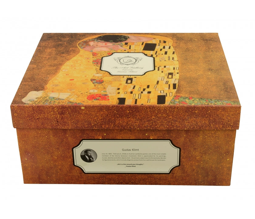 Bögre, csésze Gustav Klimt porcelán két személyes csésze szett 270 ml Light