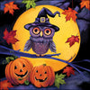 Szalvéta Halloween bagoly papírszalvéta 33x33 cm 20 db-os