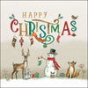 Szalvéta Happy Christmas karácsonyi három rétegű papírszalvéta 33x33 cm