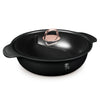 Hot pot indukciós edény fedővel 30 cm tapadásmentes bevonattal Black Rose Collection Berlinger Haus