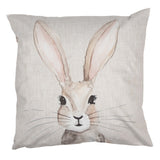 Díszpárna huzat Húsvéti nyuszi mintás párnahuzat 45x45cm Rustic Easter Bunny