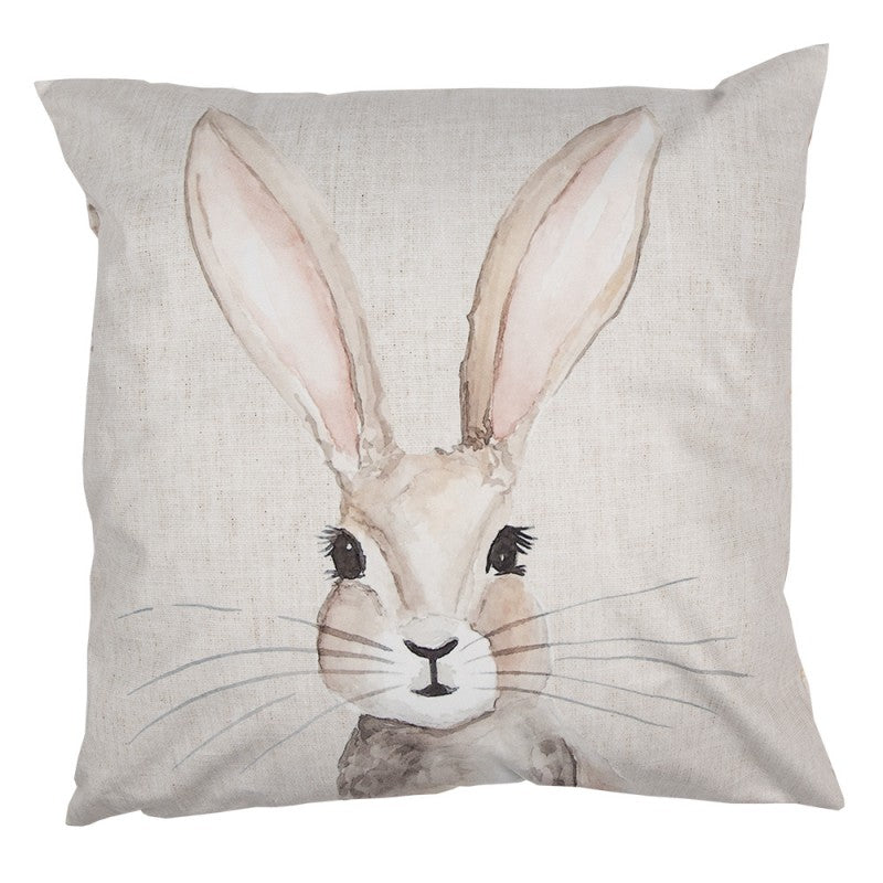 Díszpárna huzat Húsvéti nyuszi mintás párnahuzat 45x45cm Rustic Easter Bunny