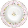 Tányér, étkészlet Húsvéti nyuszi mintás porcelán mélytányér Happy Easter