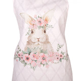 Konyhai kötény Húsvéti nyuszi pamut konyhai kötény Floral Easter Bunny