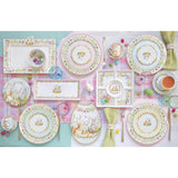 Tálca Húsvéti nyuszis porcelán kínáló tálca 35x15 cm Happy Easter