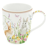 Bögre Húsvéti nyuszis porcelán porcelán bögre Happy Easter