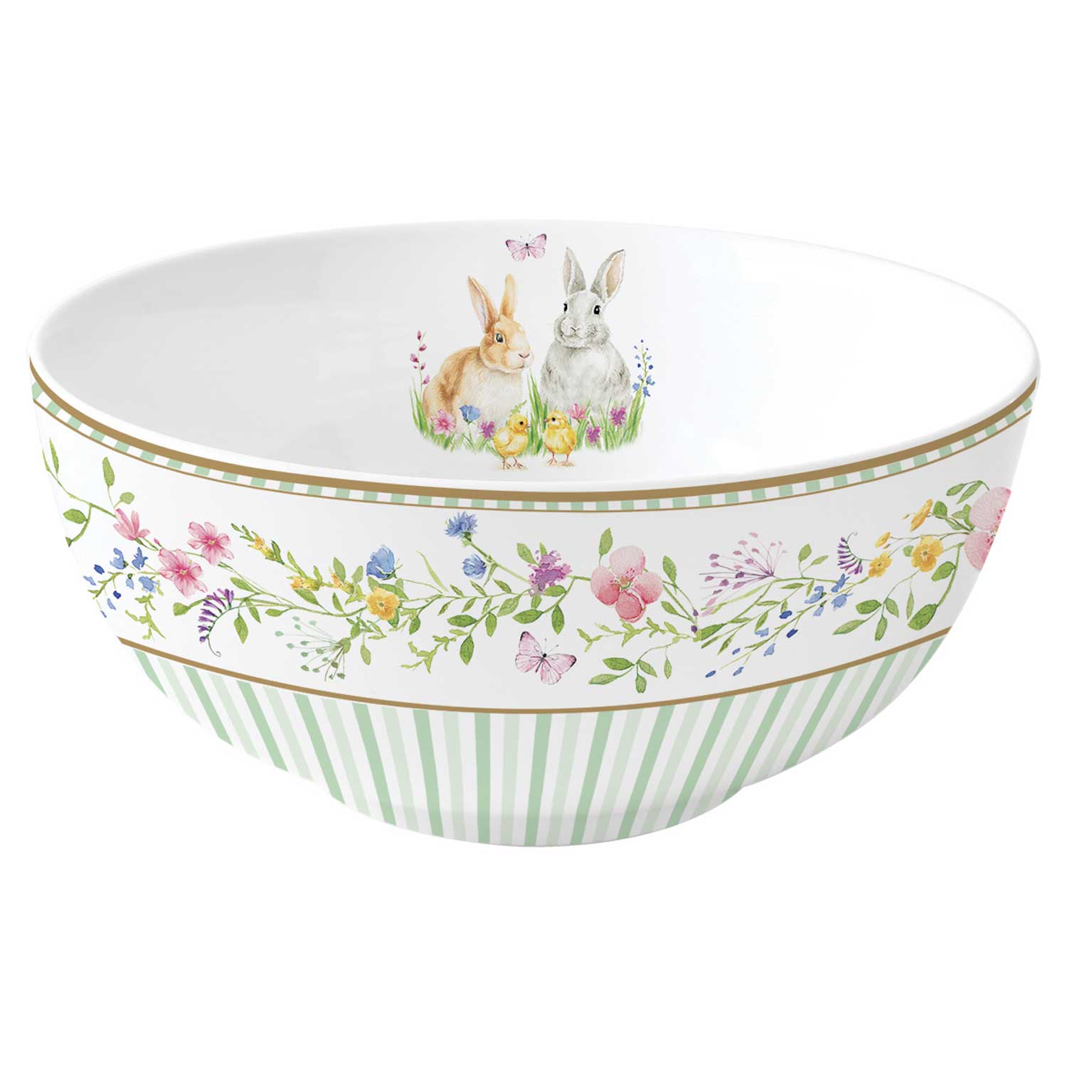 Tálka Húsvéti nyuszis porcelán tál 15 cm Happy Easter