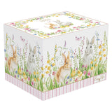Teáskanna Húsvéti nyuszis porcelán teáskanna fém szűrővel Happy Easter