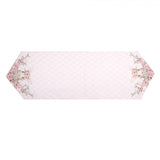Asztalterítő Húsvéti pamut nyuszis asztali futó 50x160 cm Floral Easter Bunny