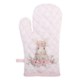 Edényfogó kesztyű Húsvéti pamut nyuszis edényfogó kesztyű 18x30 cm Floral Easter Bunny