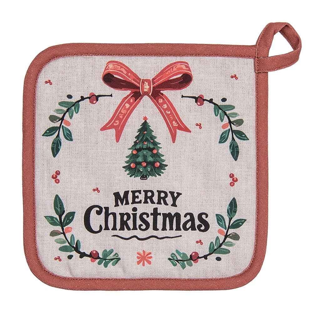 Karácsonyi Edényalátét 20x20 pamut Traditional Christmas Harmony