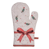 Karácsonyi Edényfogó kesztyű 18x30 cm pamut Traditional Christmas Harmony