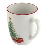 Karácsonyi porcelán bögre 380 ml Karácsonyfás