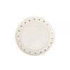 Tányér, étkészlet Karácsonyi arany csillagos porcelán desszertes tányér - 20 cm