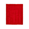 Poliészter piros jacquard pléd 130x160 cm