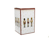Tányér, étkészlet Karácsonyi diótörős porcelán keksztároló díszdobozban Christmas Nutcracker