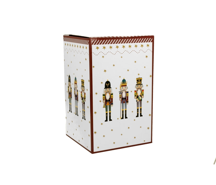 Tányér, étkészlet Karácsonyi diótörős porcelán keksztároló díszdobozban Christmas Nutcracker