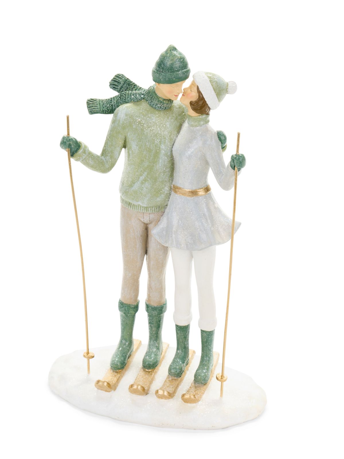 Karácsonyi figura Sielő pár 17x10x27 cm