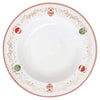 Tányér, étkészlet Karácsonyi gömbökkel díszített porcelán mélytányér Christmas Eve