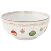 Tányér, étkészlet Karácsonyi gömbökkel díszített porcelán nagy mély tál 23 cm Christmas Eve